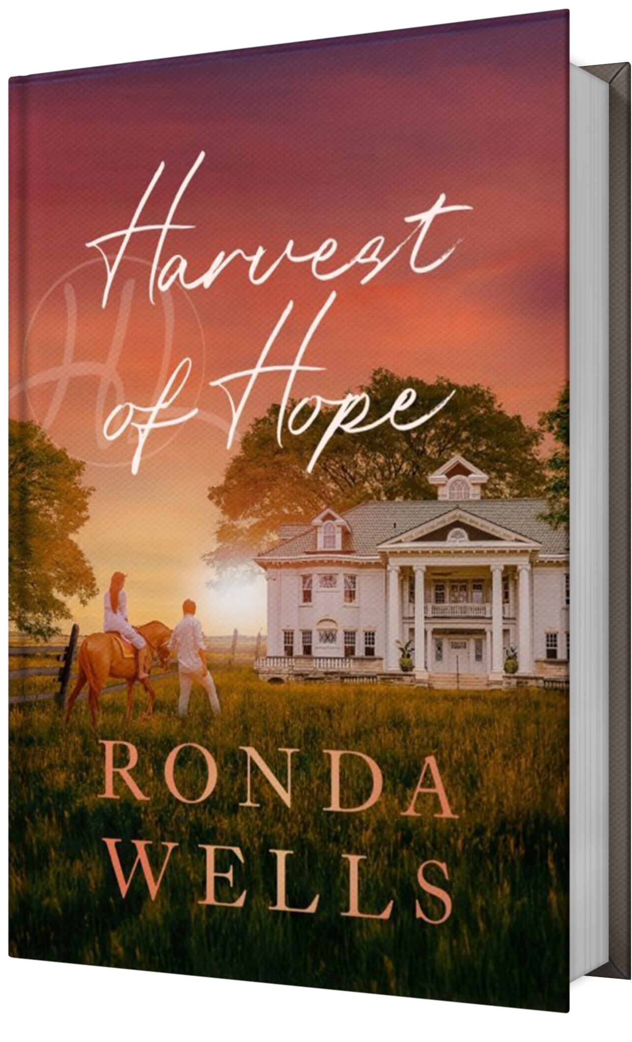 Book cover of Harvest of Hope by author Ronda Wells